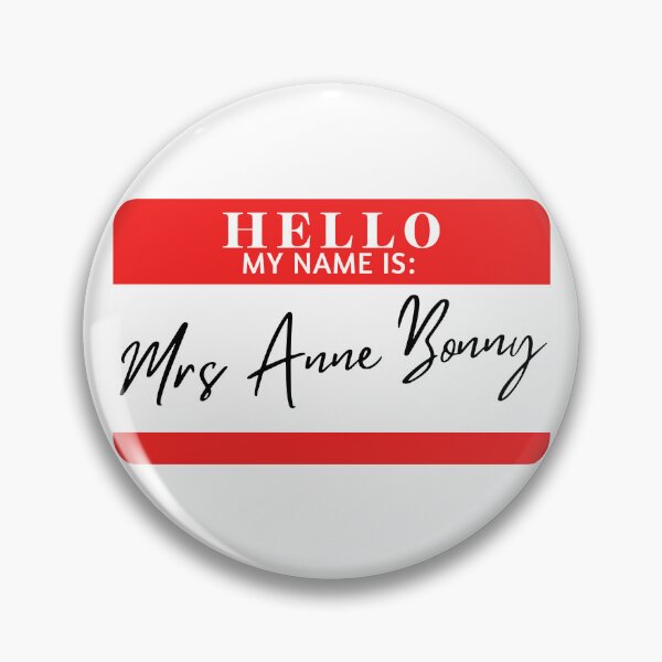 Item preview, Hello, my name is Mrs Anne Bonny designed and sold by AdhdPunk.