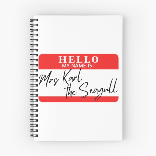 Item preview, Hello, my name is Mrs Karl the Seagull designed and sold by AdhdPunk.