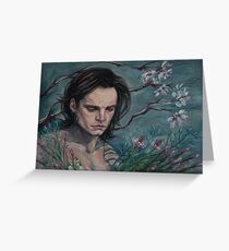 Buck & Flowers Greeting Card