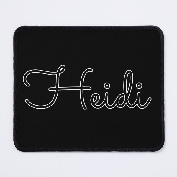 Item preview, Writing Heidi Name Label (Black) designed and sold by NormadWorld.