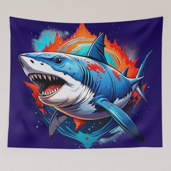 Item preview, wild shark designed and sold by Arextr.