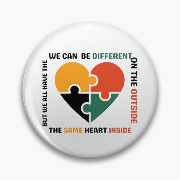 Item preview, We Can Be Different On Outside But We All Have The Same Inside black history month  designed and sold by zouhourart ⭐⭐⭐⭐⭐.