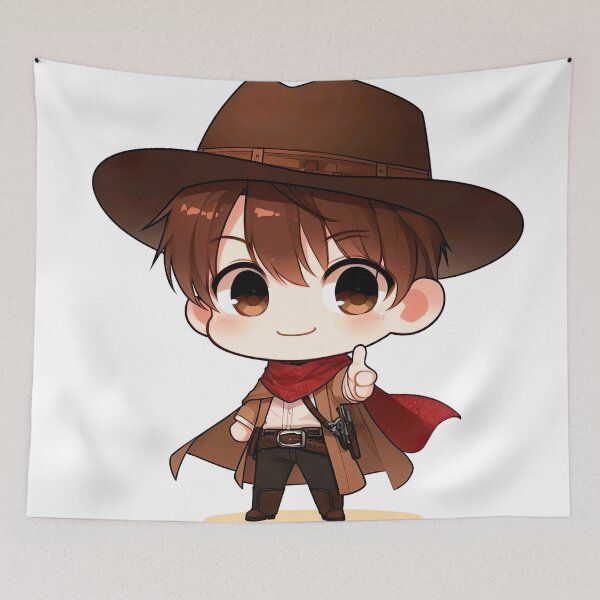 Item preview, Cowboy chibi designed and sold by Mark-E-Adams.
