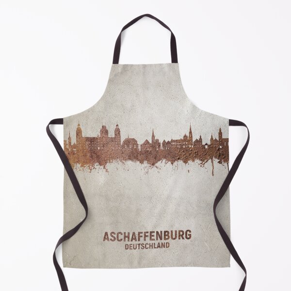 Artikelvorschau, Aschaffenburg Deutschland Skyline entworfen und verkauft von ArtPrints.