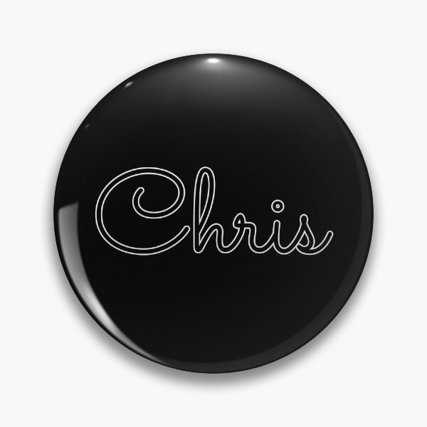 Item preview, Writing Chris Name Label (Black) designed and sold by NormadWorld.