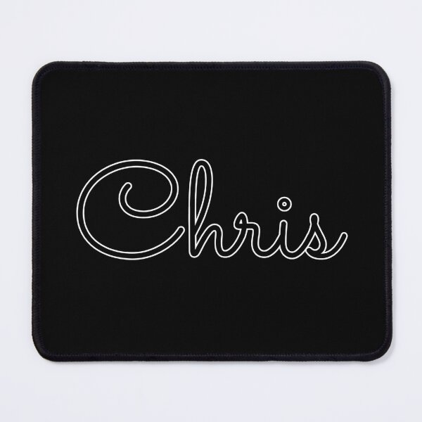 Item preview, Writing Chris Name Label (Black) designed and sold by NormadWorld.