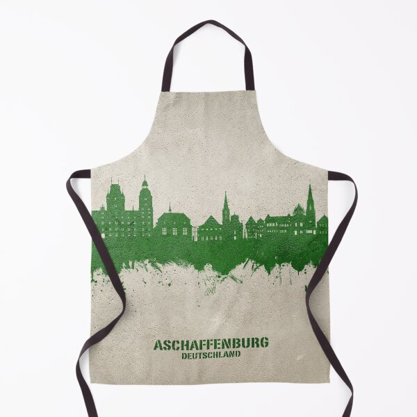 Artikelvorschau, Aschaffenburg Deutschland Skyline entworfen und verkauft von ArtPrints.