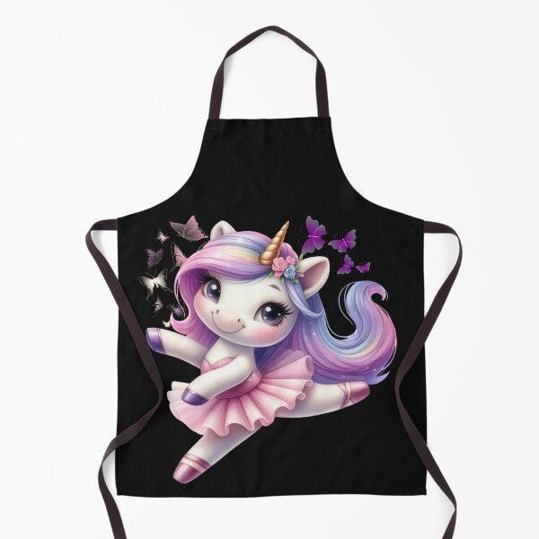 Item preview, Cute unicorn ballerina. Dancing among the butterflies. designed and sold by NewtBoo.