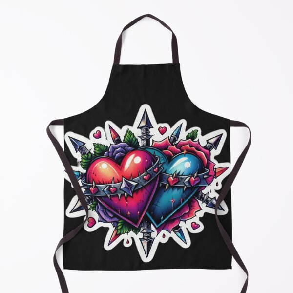 Item preview, Gothic hearts with spikes valentines day goth Sticker designed and sold by Expressions-Sel.