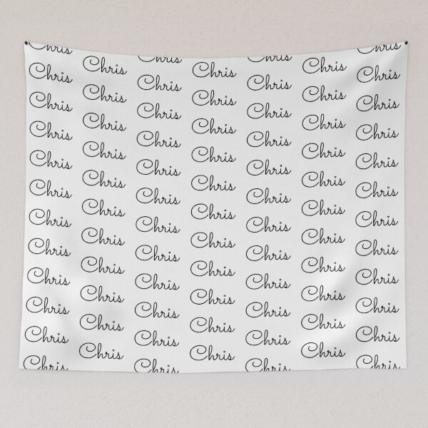 Item preview, Writing Chris Name Label  designed and sold by NormadWorld.