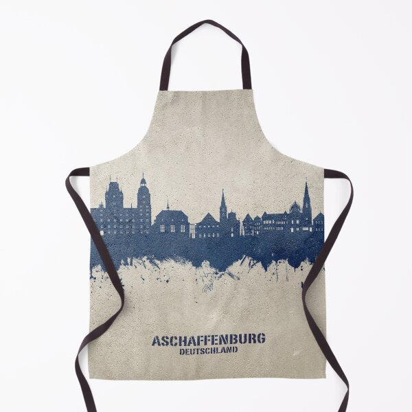 Artikelvorschau, Aschaffenburg Deutschland Skyline entworfen und verkauft von ArtPrints.