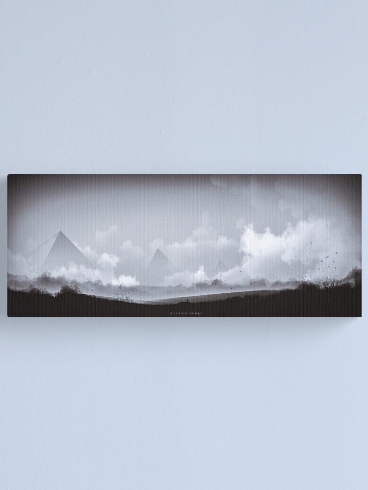 Alternative Ansicht von Silenced Gods - Digital Artwork Leinwanddruck