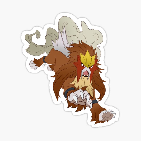 Johto Legends Sticker: Suicune, Entei and Raikou