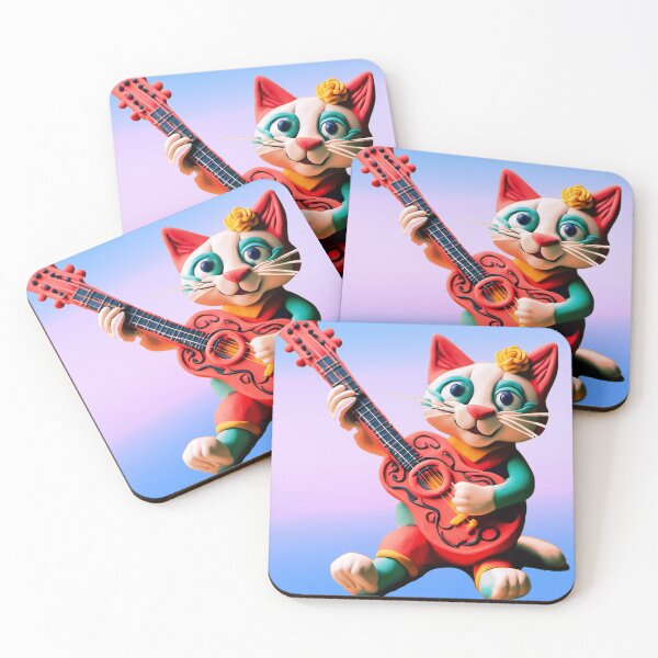 Item preview, Colourful Trendy Cat designed and sold by ComicJo.