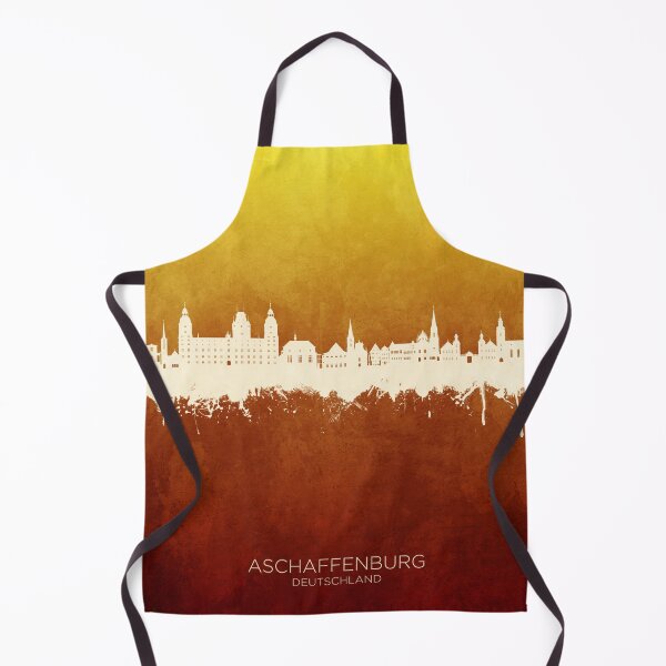 Artikelvorschau, Aschaffenburg Deutschland Skyline entworfen und verkauft von ArtPrints.