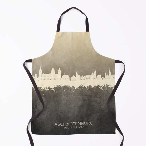 Artikelvorschau, Aschaffenburg Deutschland Skyline entworfen und verkauft von ArtPrints.