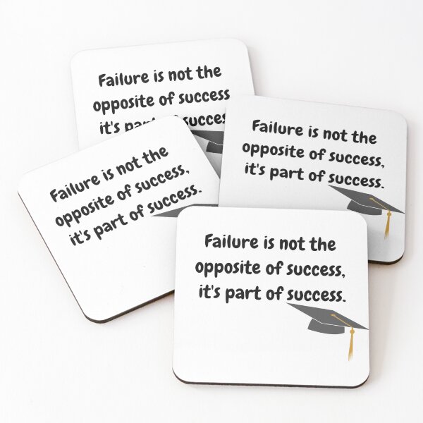 Item preview, Failure is not the opposite of success; it's part of success. designed and sold by CardsStudio.