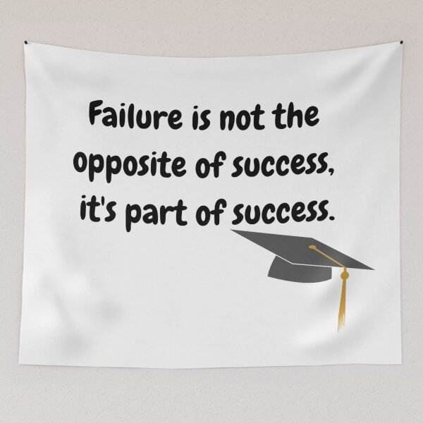 Item preview, Failure is not the opposite of success; it's part of success. designed and sold by CardsStudio.