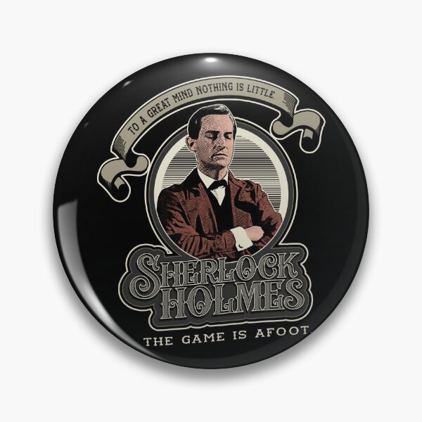Item preview, Jeremy Brett as SH: Antique Victorian Emblem   designed and sold by imageren.