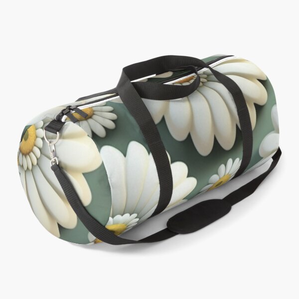 Item preview, 3D Retro Inspired White Sunflower Pattern designed and sold by Memituss.