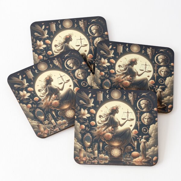 Item preview, Libra Zodiac sign inspired by a Greek god designed and sold by ZodiBlend.