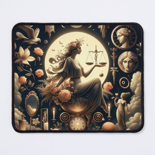 Item preview, Libra Zodiac sign inspired by a Greek god designed and sold by ZodiBlend.