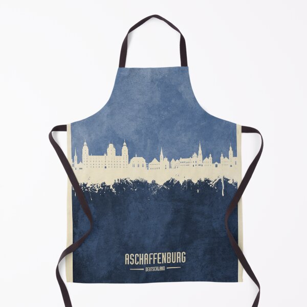 Artikelvorschau, Aschaffenburg Deutschland Skyline entworfen und verkauft von ArtPrints.