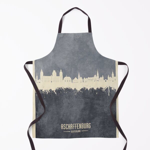 Artikelvorschau, Aschaffenburg Deutschland Skyline entworfen und verkauft von ArtPrints.