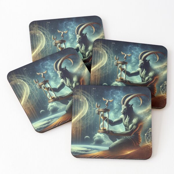 Item preview, Capricorn Zodiac sign inspired by a Greek god designed and sold by ZodiBlend.