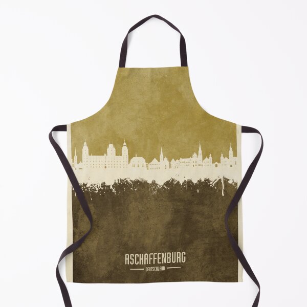 Artikelvorschau, Aschaffenburg Deutschland Skyline entworfen und verkauft von ArtPrints.