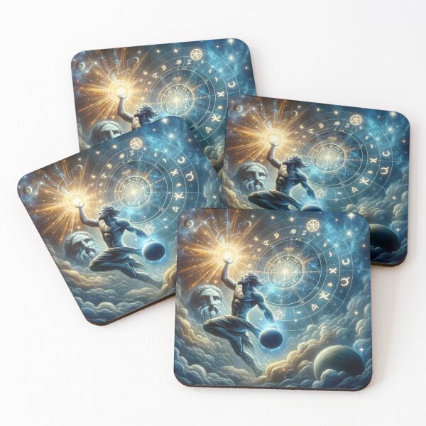 Artikelvorschau, Aquarius Zodiac sign inspired by a Greek god entworfen und verkauft von ZodiBlend.