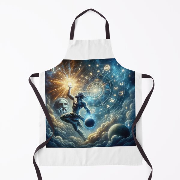 Aperçu de l'œuvre Aquarius Zodiac sign inspired by a Greek god créée et vendue par ZodiBlend.