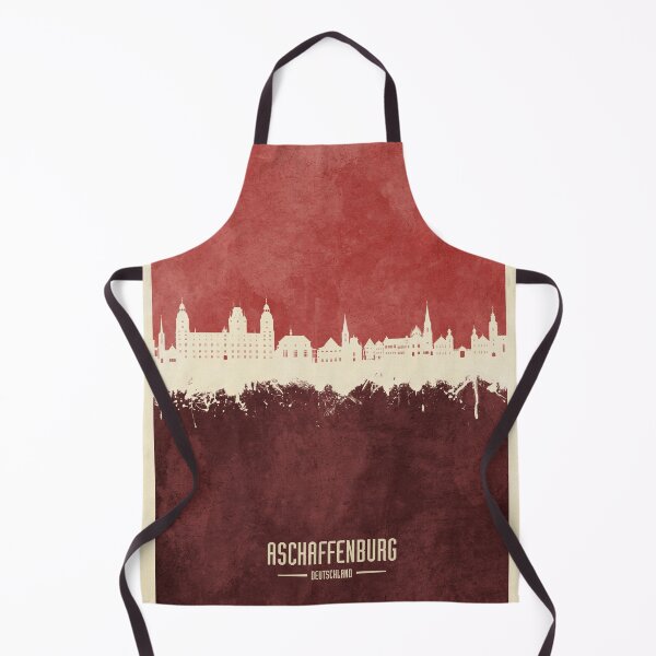 Artikelvorschau, Aschaffenburg Deutschland Skyline entworfen und verkauft von ArtPrints.