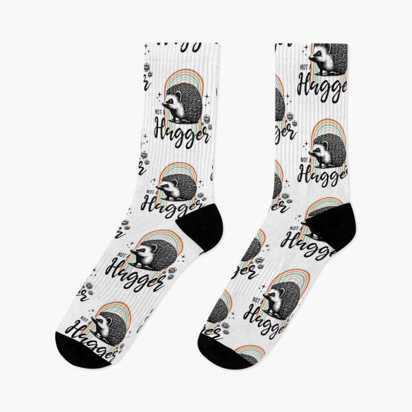 Item preview, Funny Not a Hugger Hedgehog Gift for Women Nature Lover designed and sold by JUSTBEELEGANT.