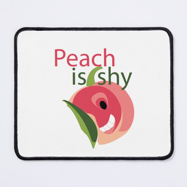 Item preview, Peach is Shy Cute Peach Fruit designed and sold by Nisha Prabhu.
