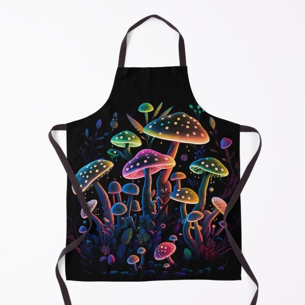 Item preview, Neon Enchantment: Ethereal Mushrooms of Spiritual Illumination designed and sold by Celestial Charm Co.