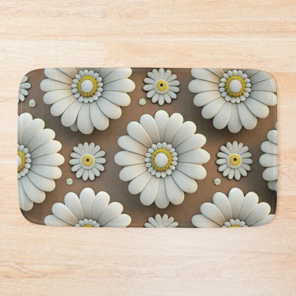 Item preview, 3D Retro Inspired White flower Pattern designed and sold by Memituss.