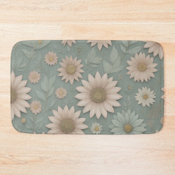 Item preview, 3D Retro Inspired Sunflower Watercolor Pattern designed and sold by Memituss.