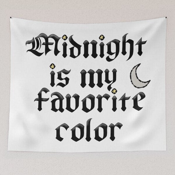 Item preview, Midnight is My Favorite Color  designed and sold by JaygiesDesign.