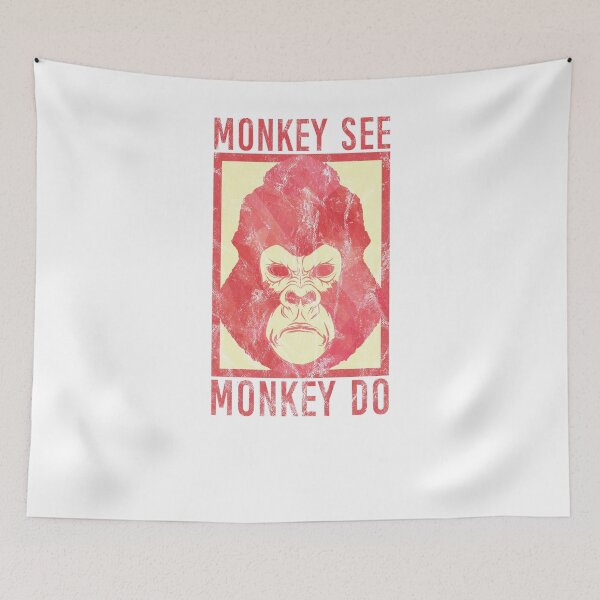 Item preview, monkey saying gorilla wisdom grim philosophy designed and sold by art-i-fex.
