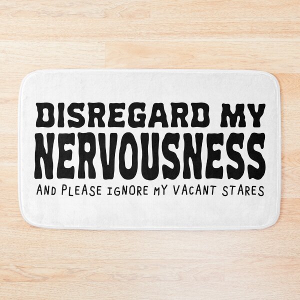 Item preview, Disregard My Nervousness | Folk Punk designed and sold by theoralcollage.