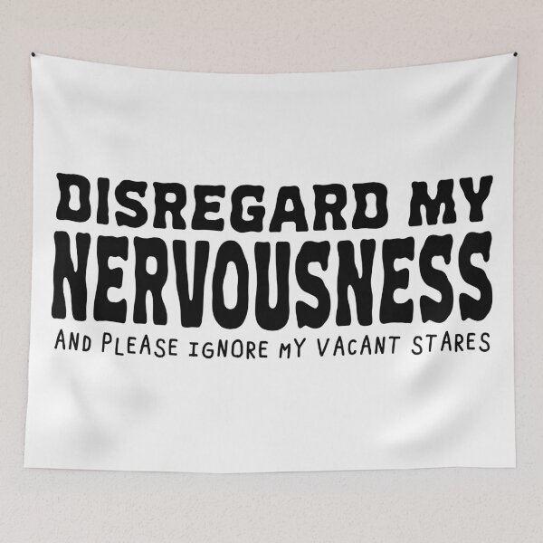 Item preview, Disregard My Nervousness | Folk Punk designed and sold by theoralcollage.