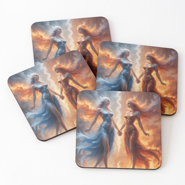 Item preview, Fire and Ice designed and sold by Geek-Girl-Art.