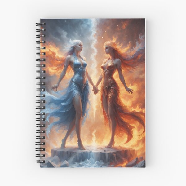 Item preview, Fire and Ice designed and sold by Geek-Girl-Art.