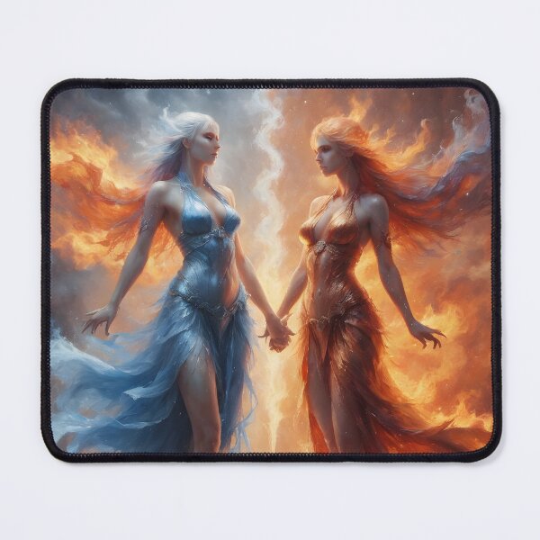 Item preview, Fire and Ice designed and sold by Geek-Girl-Art.