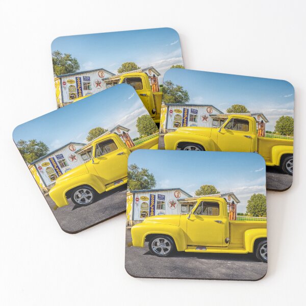 Item preview, 1954 Yellow Ford F100 Truck Side designed and sold by mljdwhite.