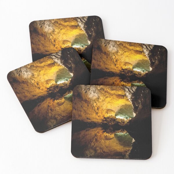 Item preview, Cavern Photo, Lake Inside Cave designed and sold by IdoFriedmanArt.