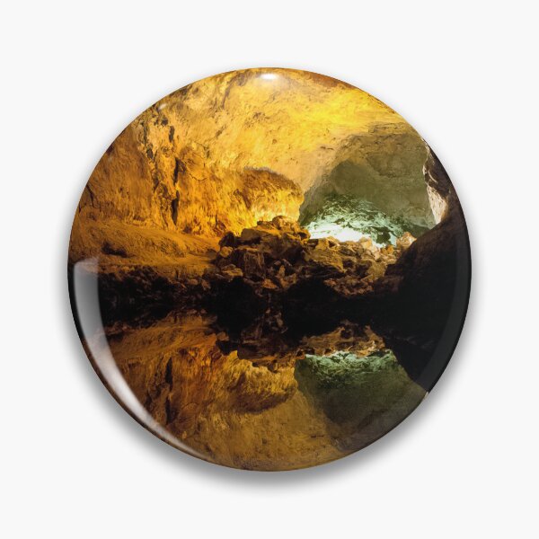 Item preview, Cavern Photo, Lake Inside Cave designed and sold by IdoFriedmanArt.
