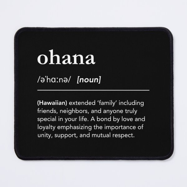 Item preview, Ohana definition word art black. Ohana meaning. Ohana pronunciation. Ohana Dictionary art. Ohana means family designed and sold by lagunaklein.