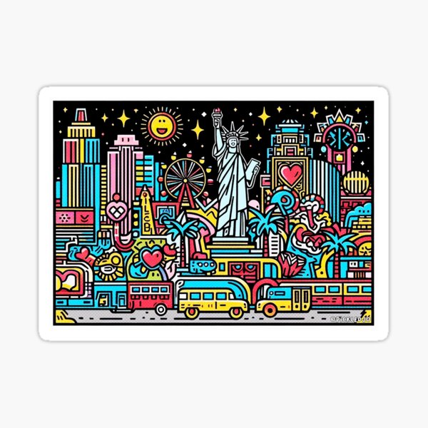 Item preview, Las Vegas strip  - Pop Art  designed and sold by PickledjoArt.